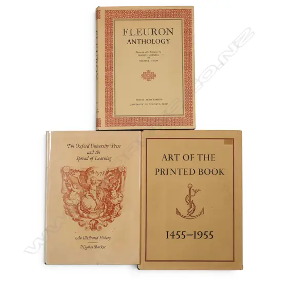 FIVE BOOKS ON PRINTIN